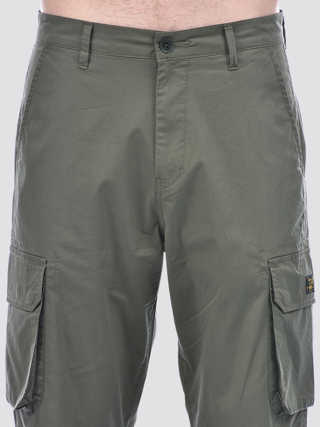 Numero Uno Men Olive Green Cargo Pants